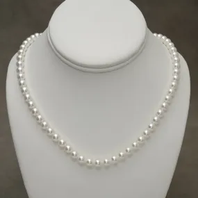 6.60-7.03 mm GIA Certified Hanadama Akoya Pearl Necklace