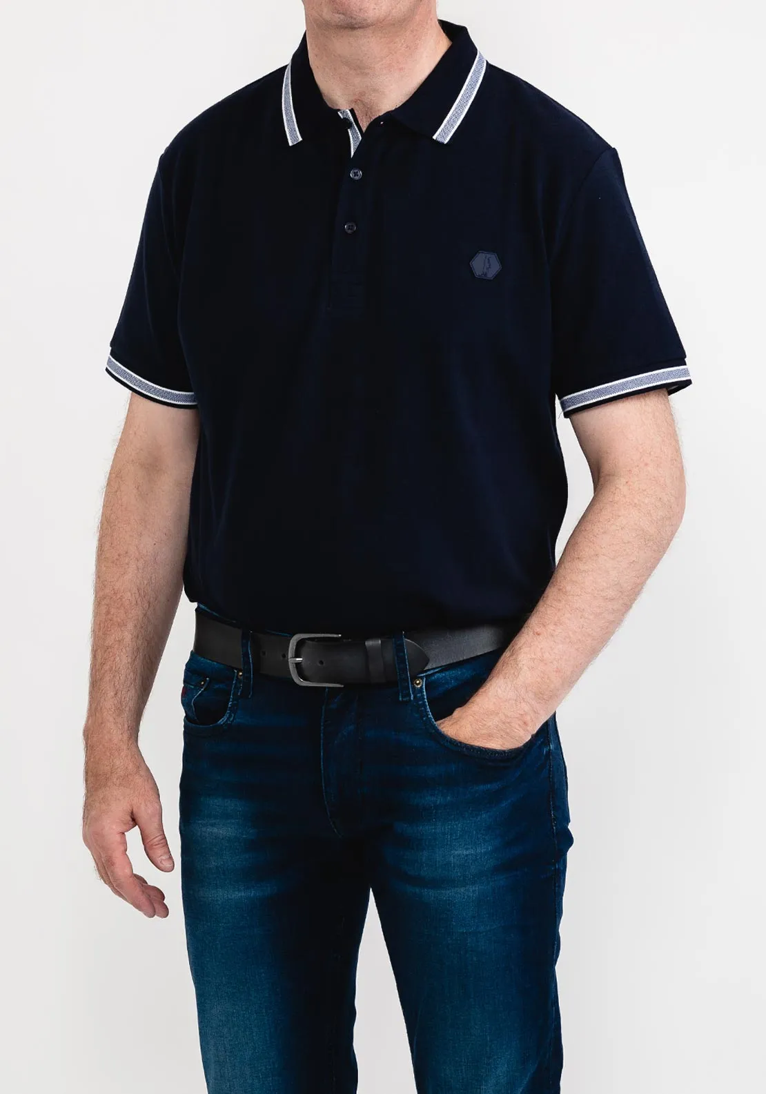 6th Sense Patrick Polo Shirt, Sky Captain