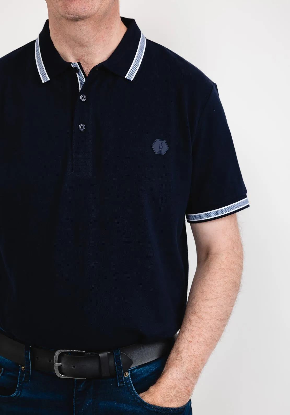 6th Sense Patrick Polo Shirt, Sky Captain