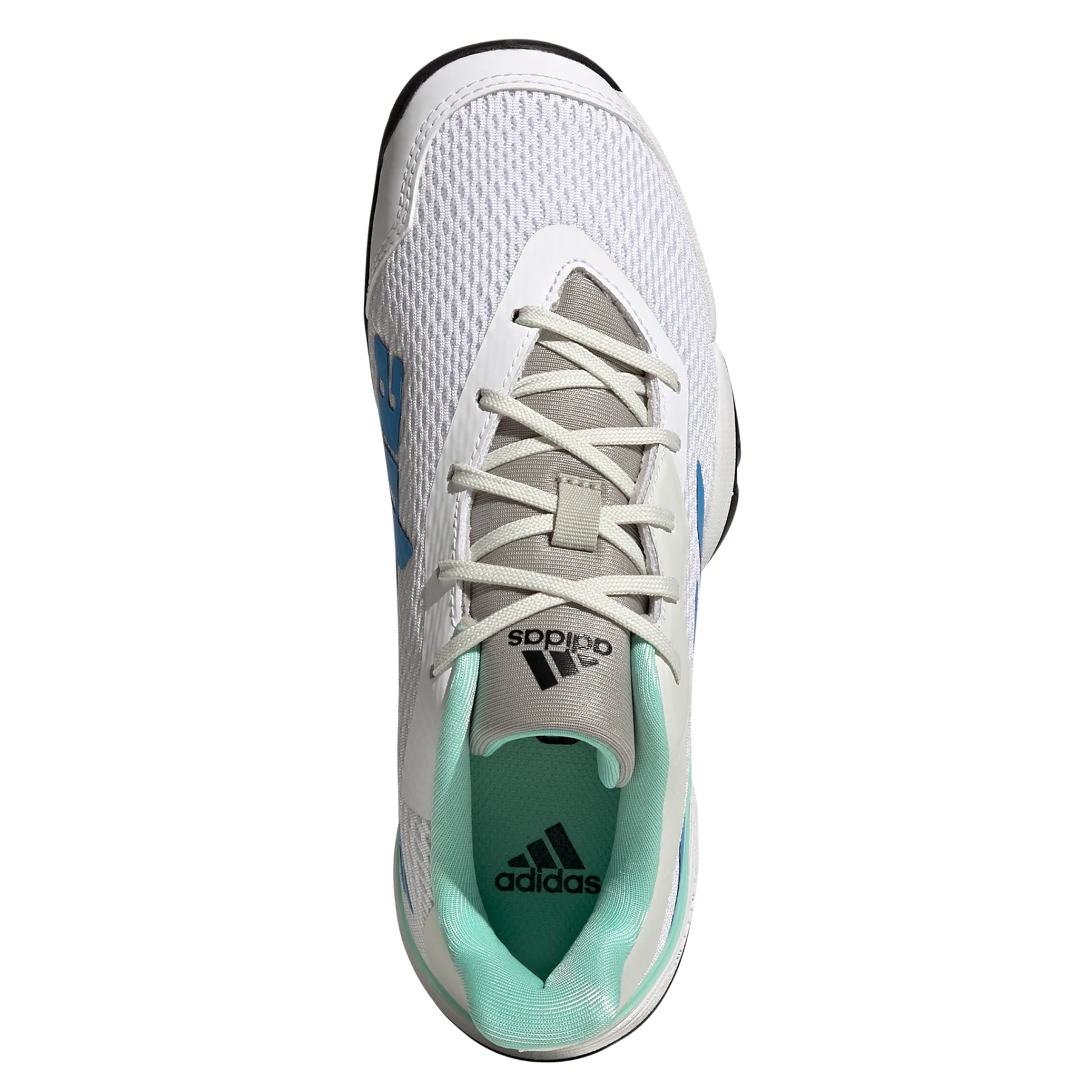 Adidas Performance Barricade Kids Tennis Shoes - Cloud White/Pulse Blue/Core Black