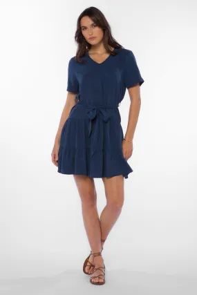 Arrow French Navy Dress