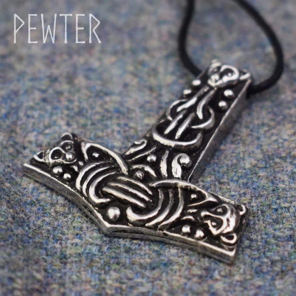 Asgard Faroese Hammer Pendant – Pewter