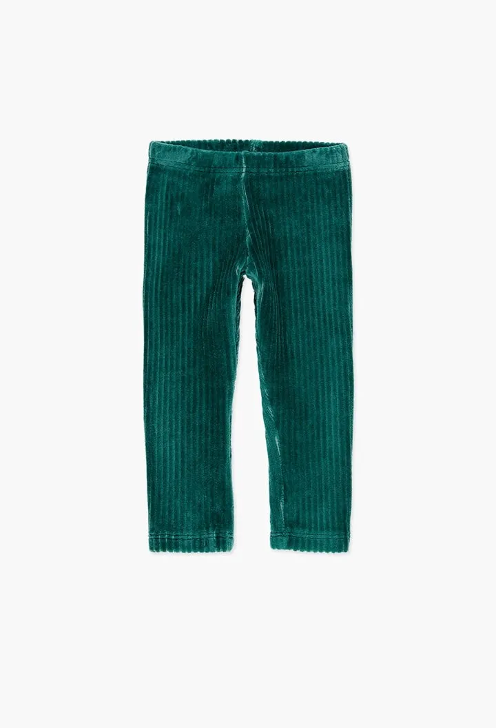 Boboli Leggings - Corduroy Moss