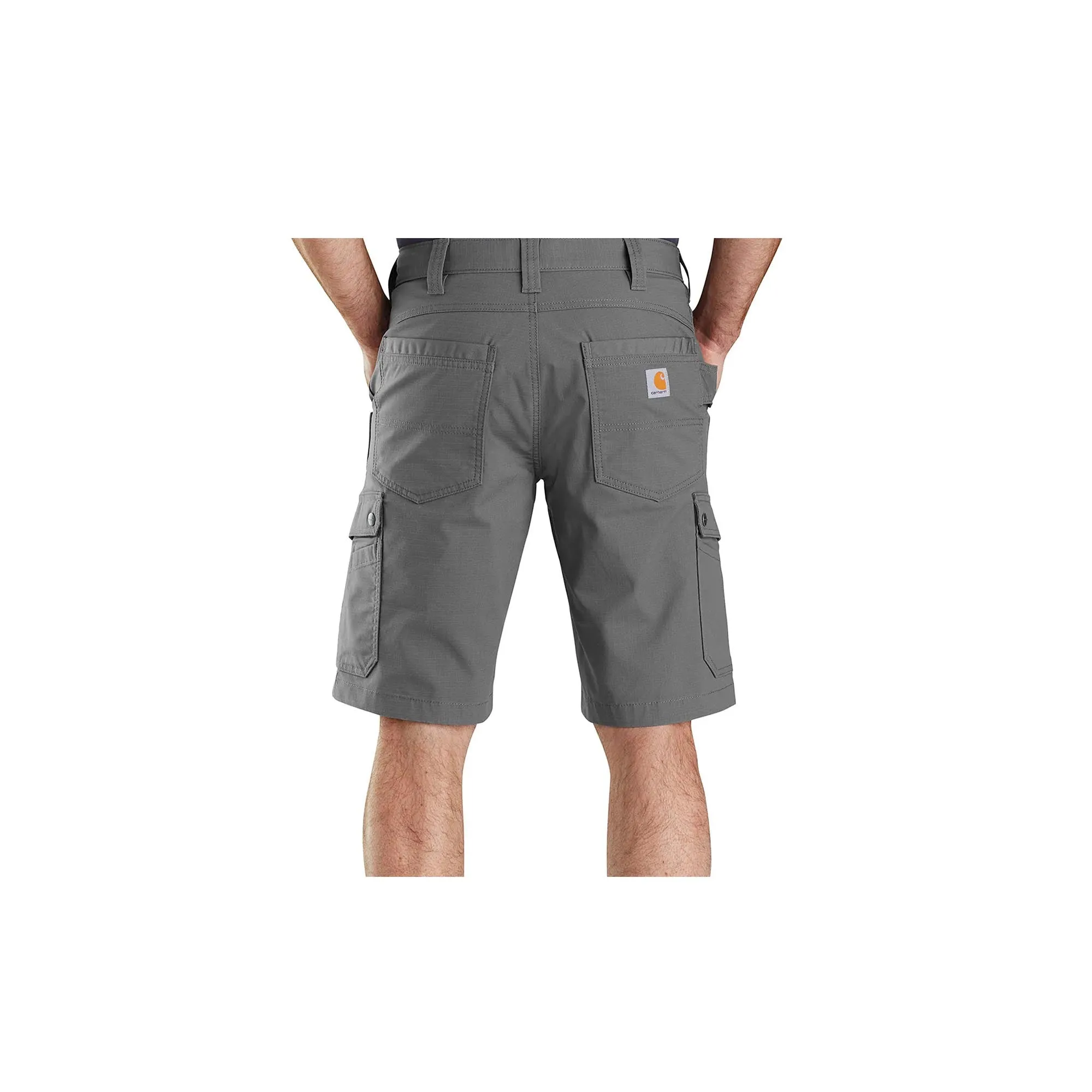 Carhartt Rugged Flex Relaxed Fit Ripstop Cargo Work Short Steel