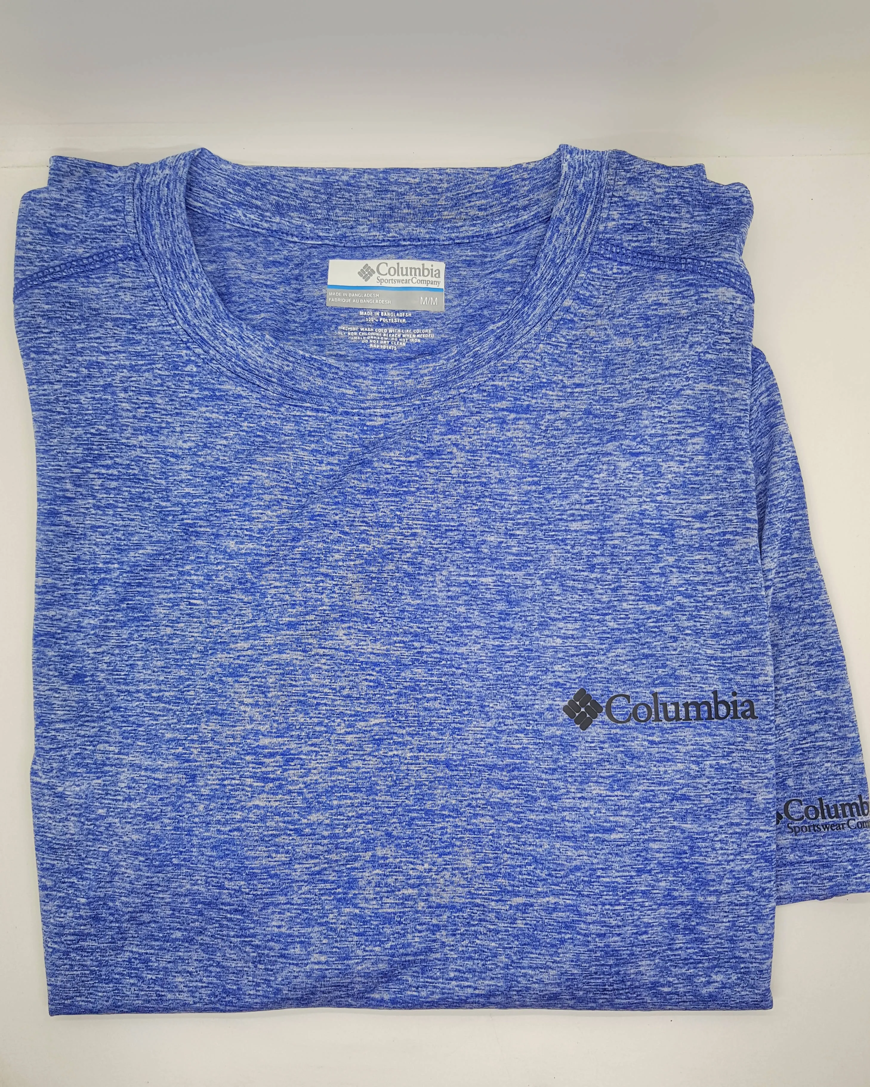 COLUMBIA° TECHNICAL TEE Omni-Wick™ UPF 15 - Blue