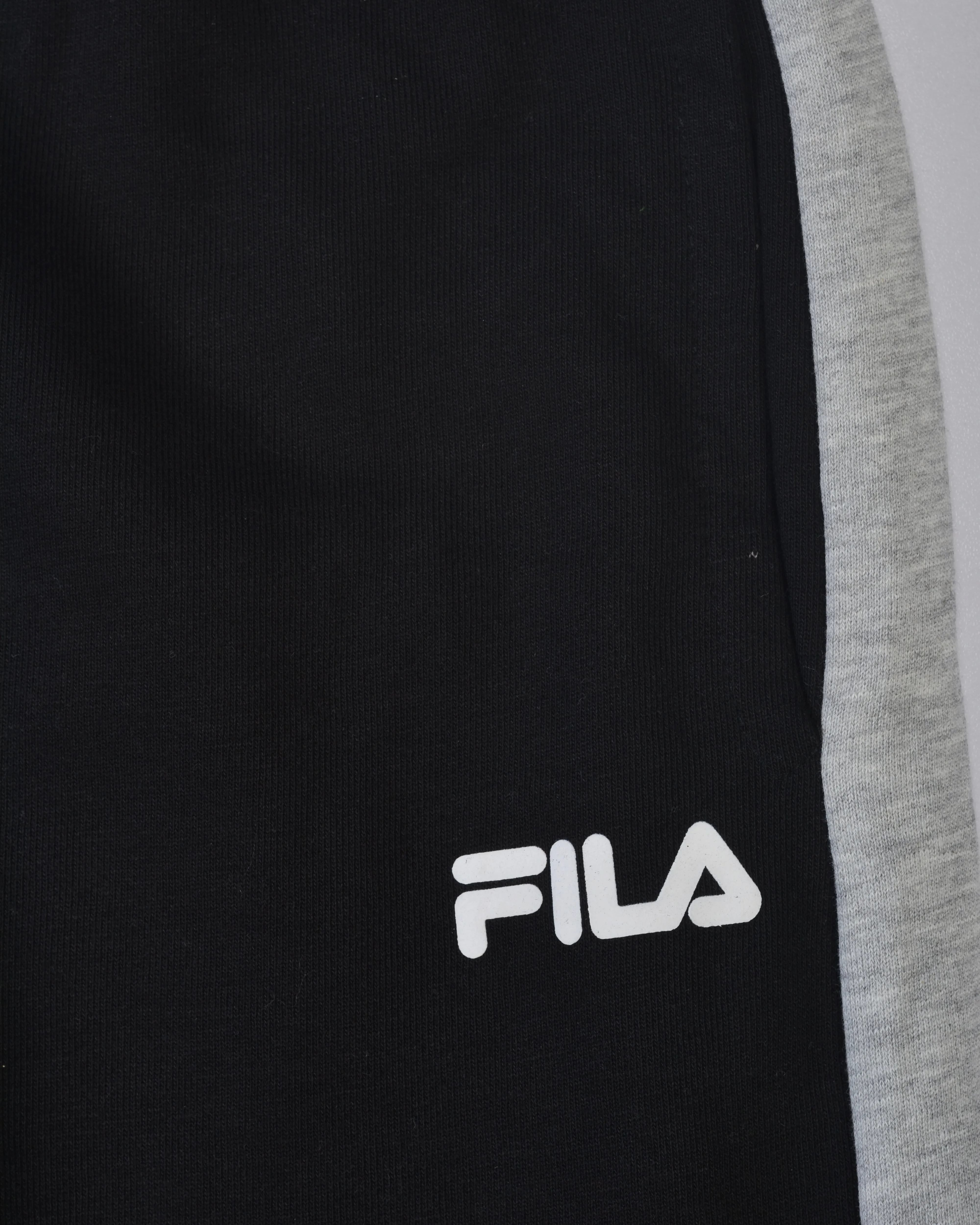 FILA ELDON SWEAT SHORT BLACK WITH GREY