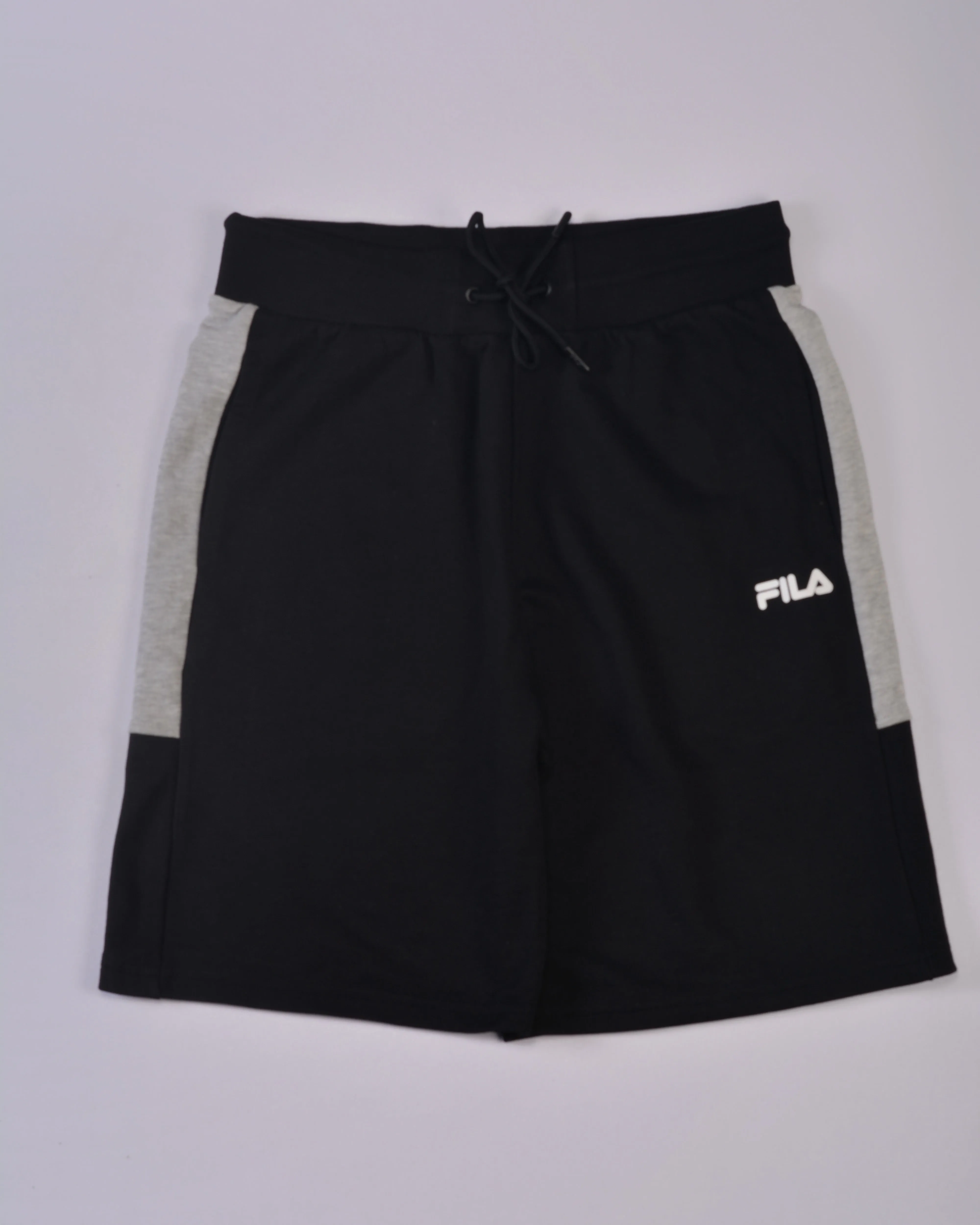 FILA ELDON SWEAT SHORT BLACK WITH GREY