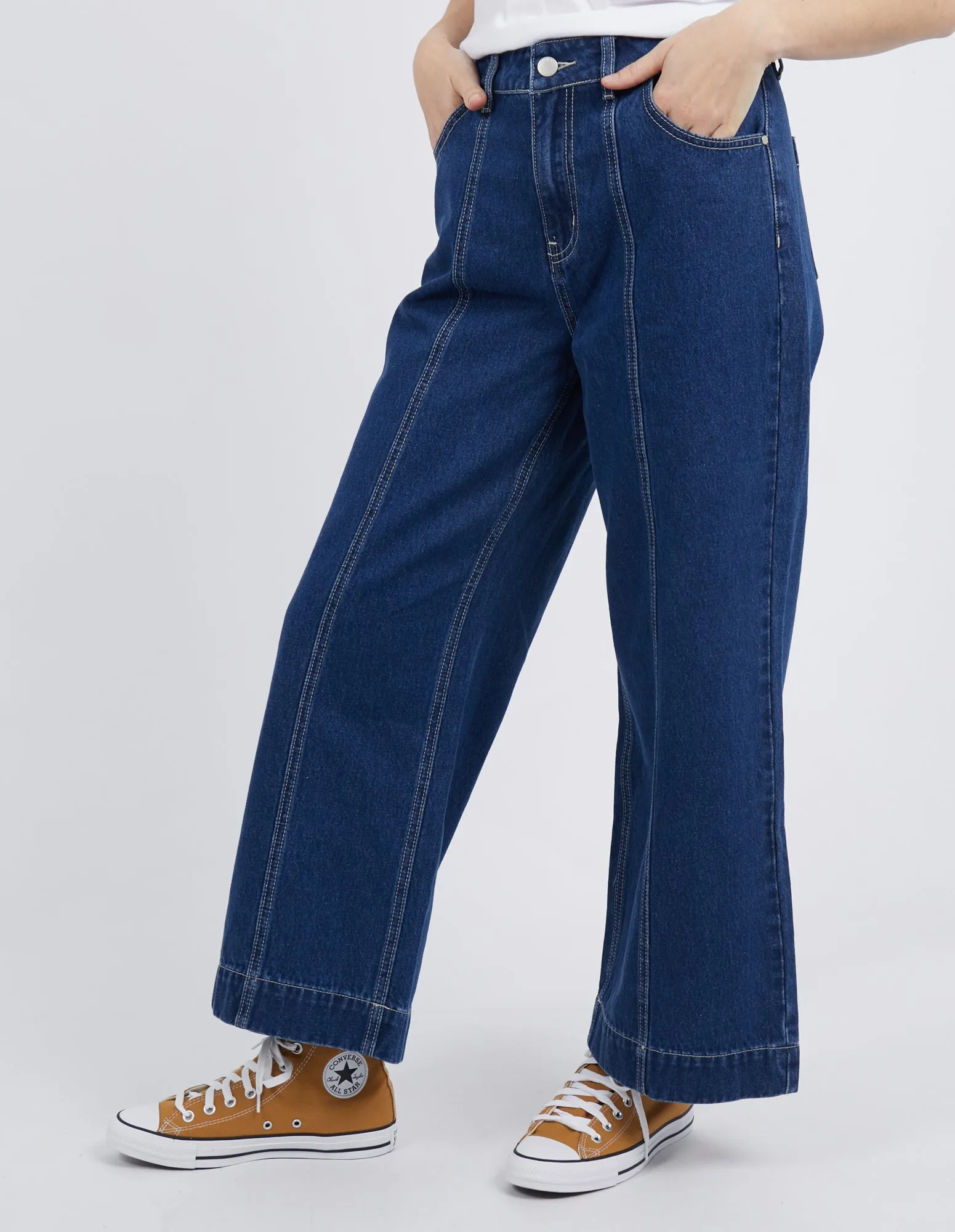 Foxwood - Royal Wide Leg Jean - Indigo