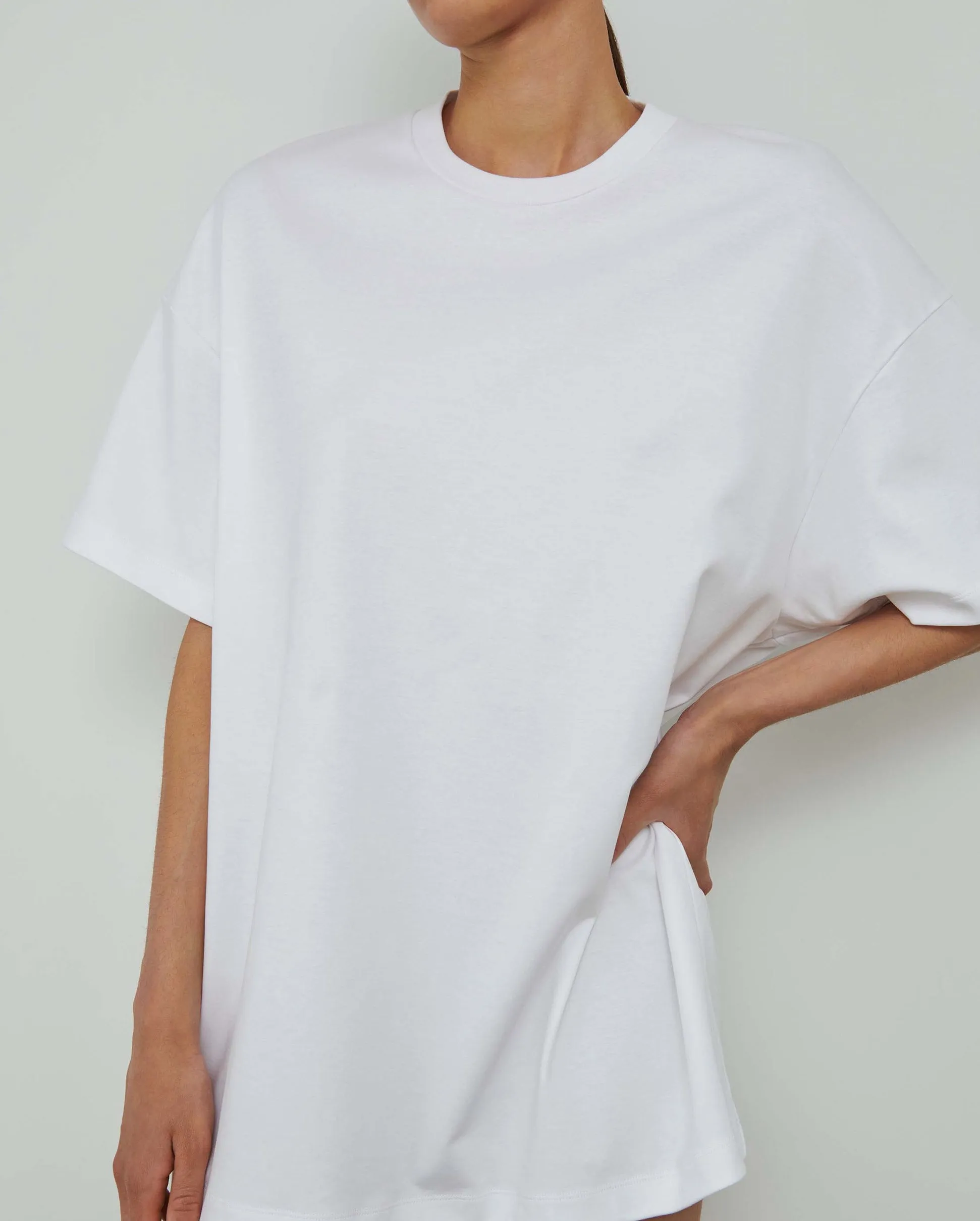 HB OVERSIZE TEE / OFF WHITE