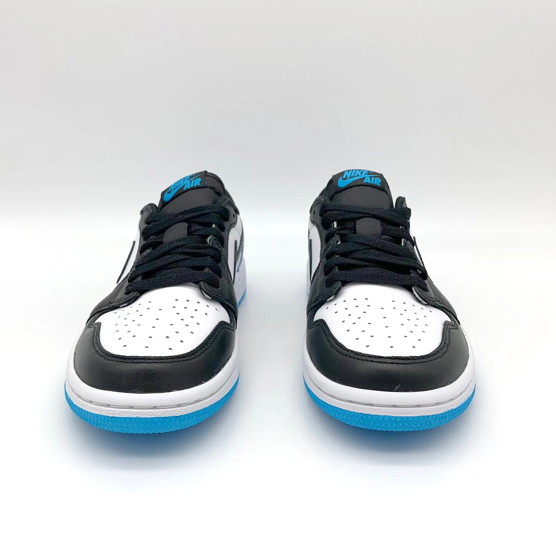 Jordan 1 Retro Low OG Black Dark Powder Blue