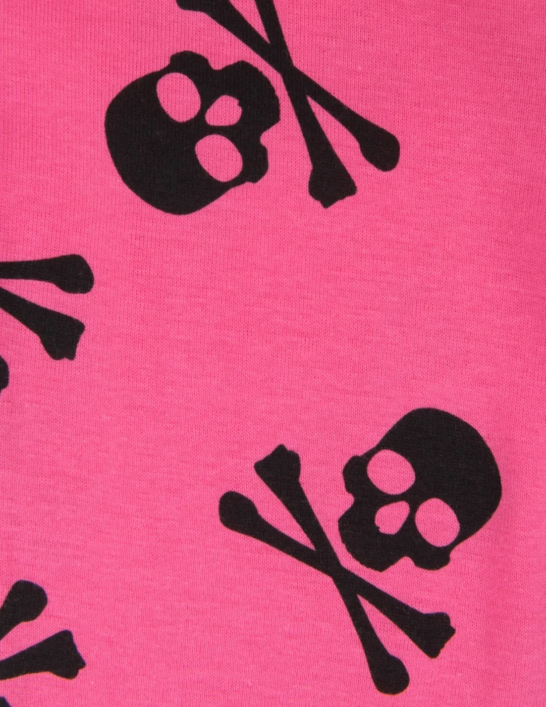 Kids Hot Pink Skull Pajamas