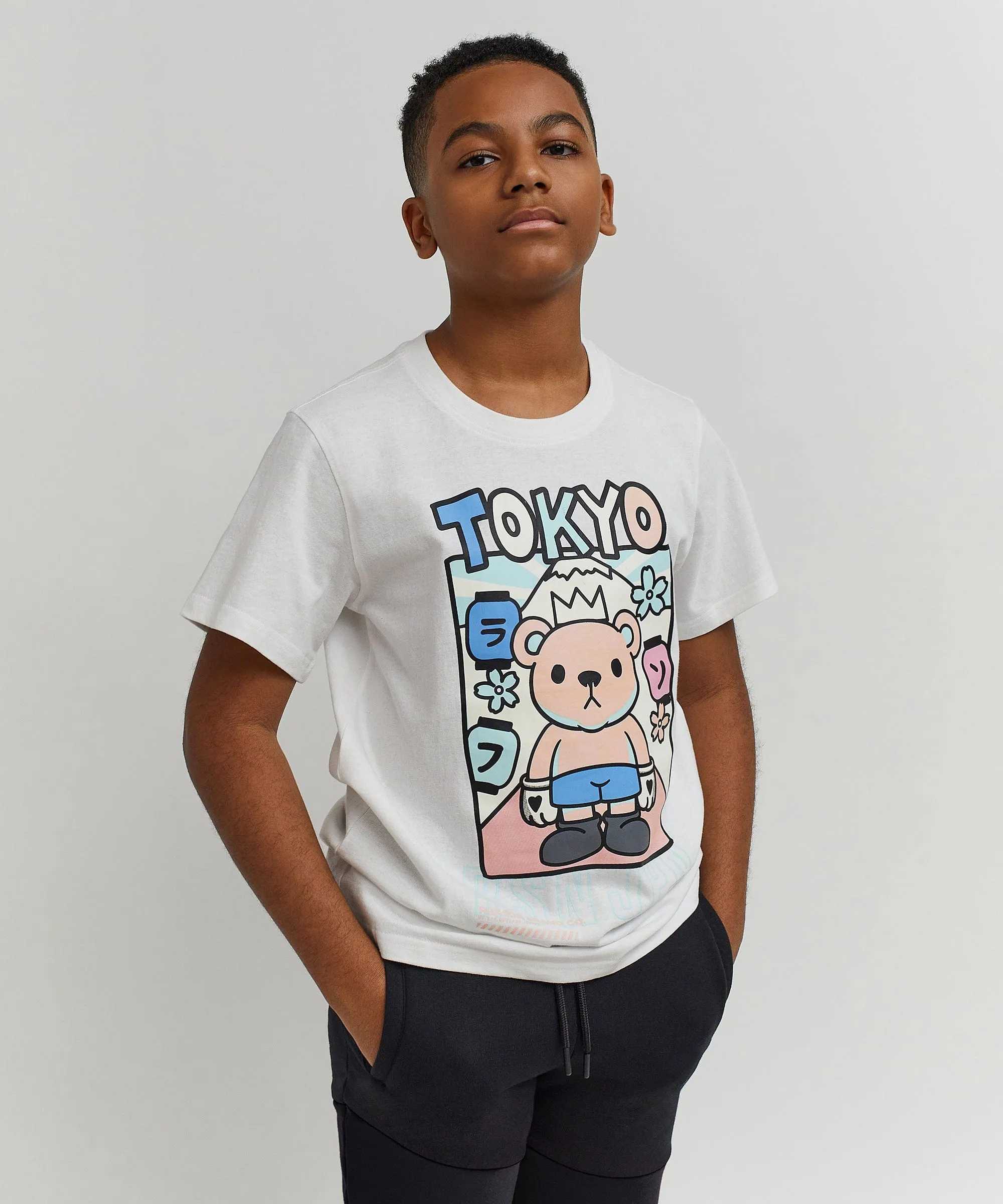 Kids Neo Tokyo Tee - White