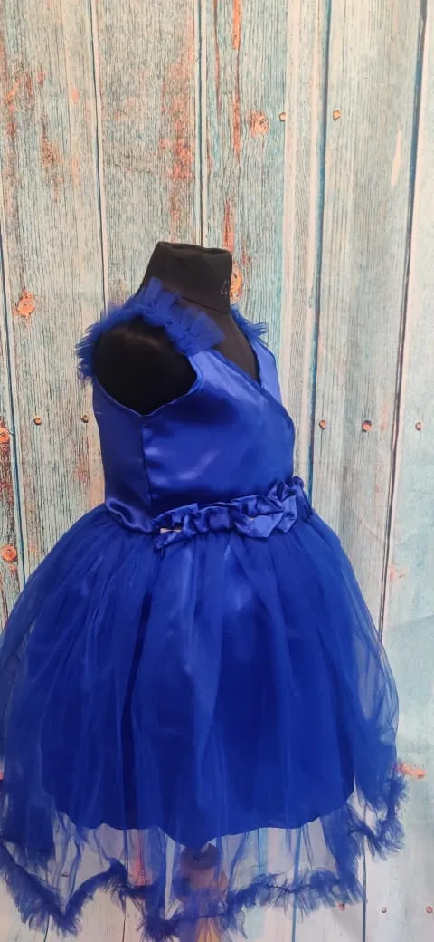 Magical Blue Ruffle Frock