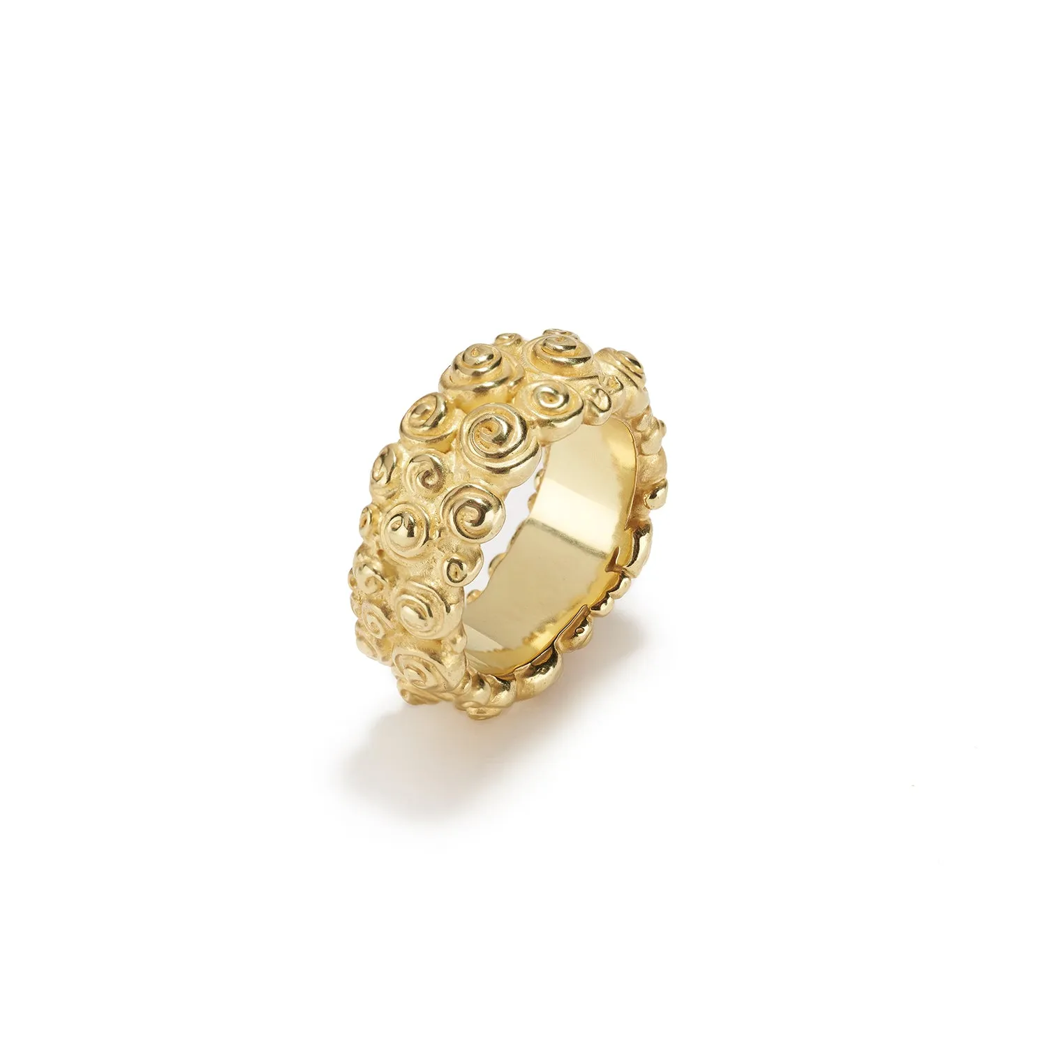 Medium Roses Ring in Gold