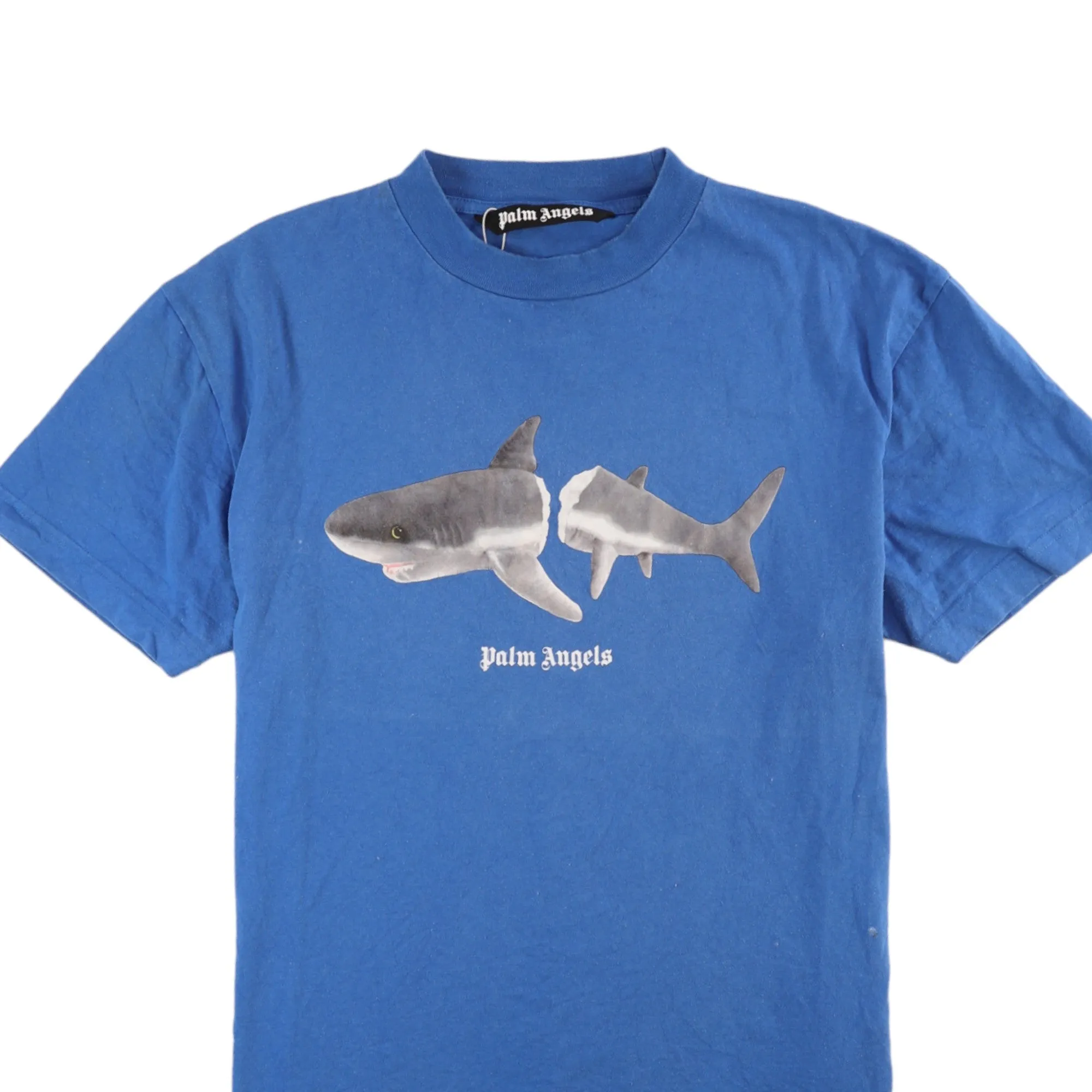 Men's Shark T-Shirt Blue Size M