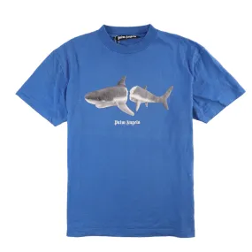 Men's Shark T-Shirt Blue Size M