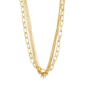 Pause Gold Plated 2-in-1 Chain Necklace