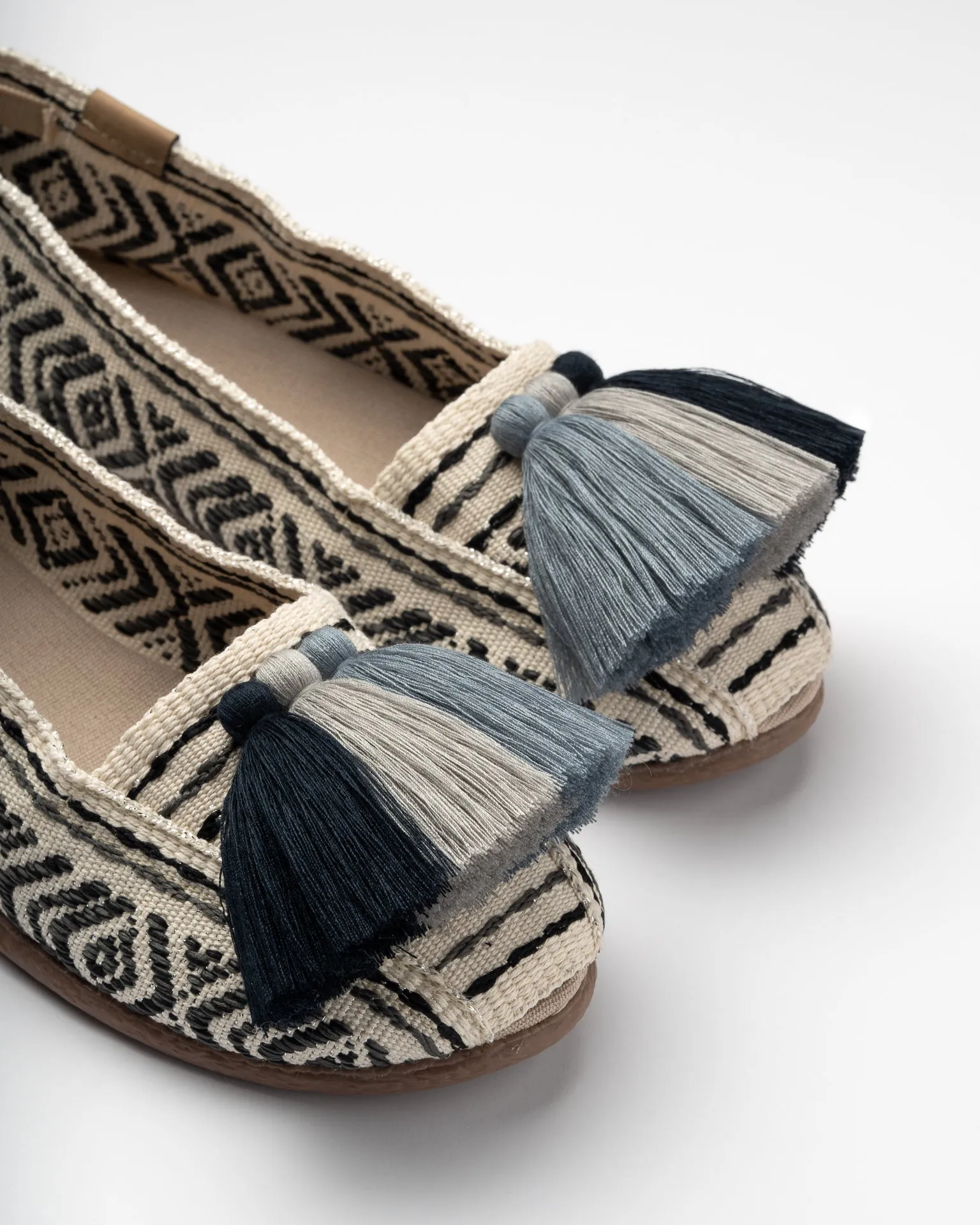 Rapsodia Silver Blue Espadrille