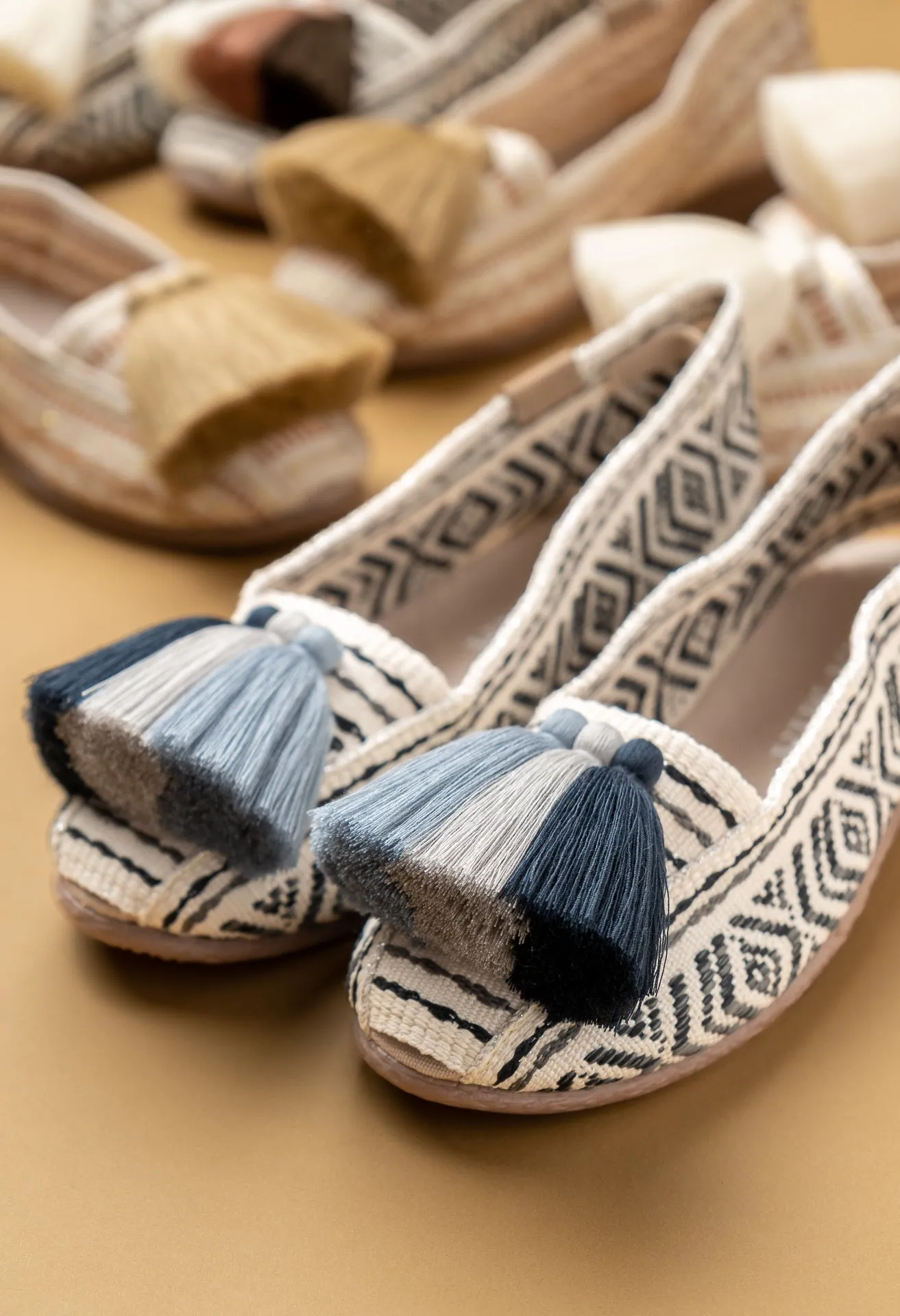 Rapsodia Silver Blue Espadrille