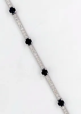 Sapphire and Diamond Bracelet