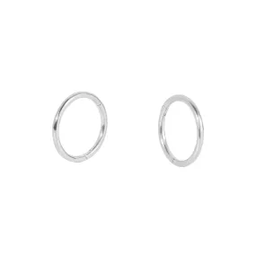 Svelto Infinite Hoop Earrings - 12 mm