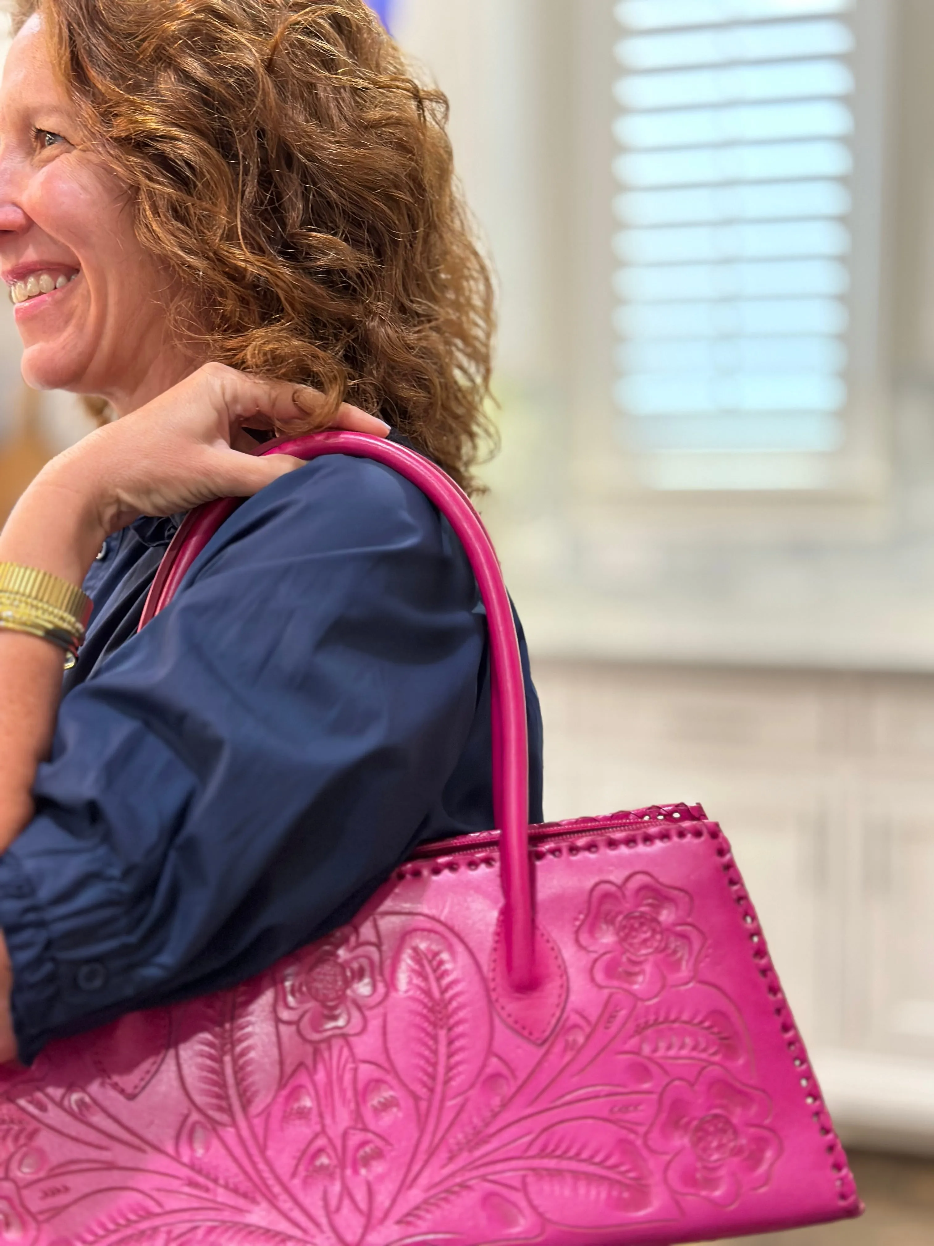 The Abby Handbag in Pink