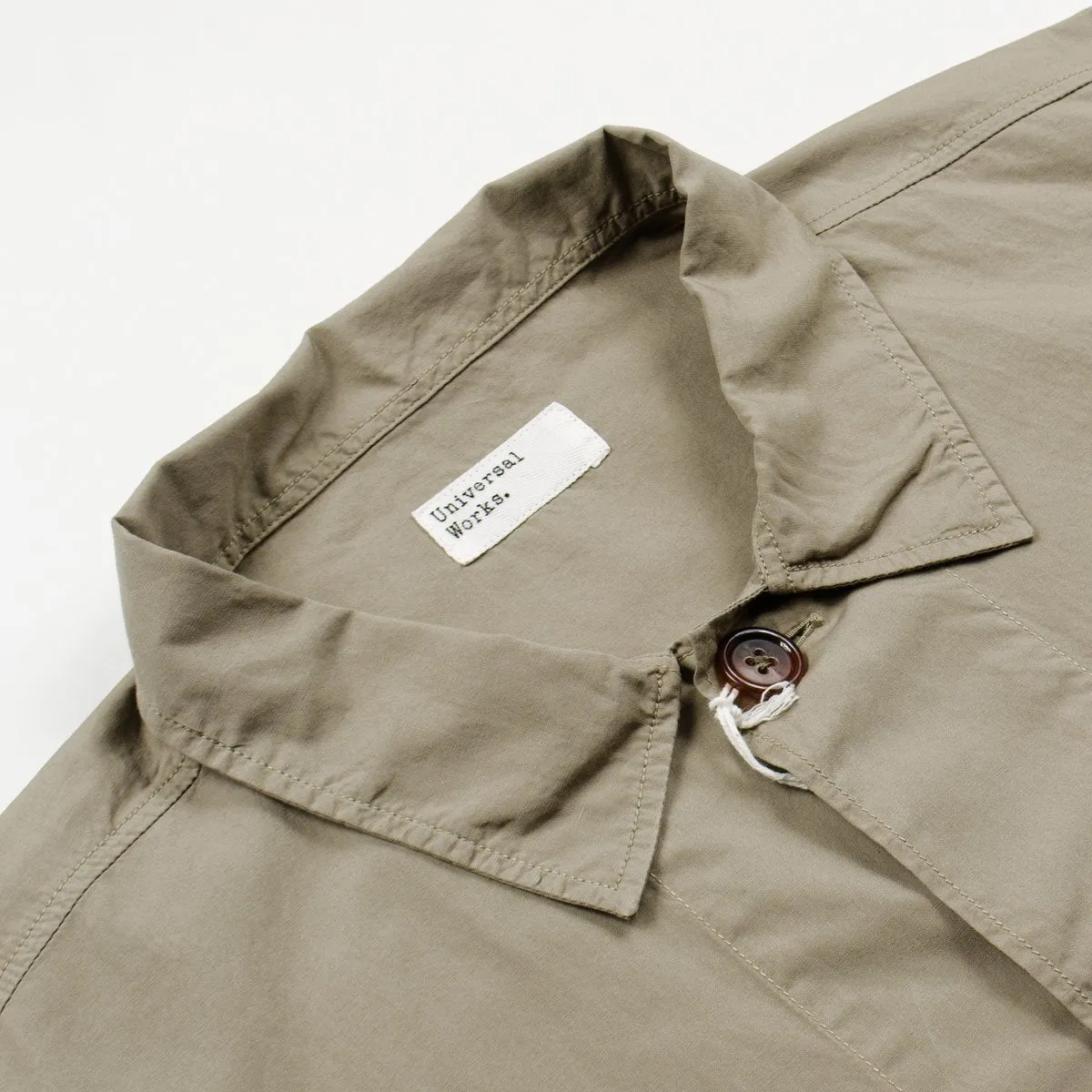 Universal Works - Bakers Overshirt Poplin - Warm Stone