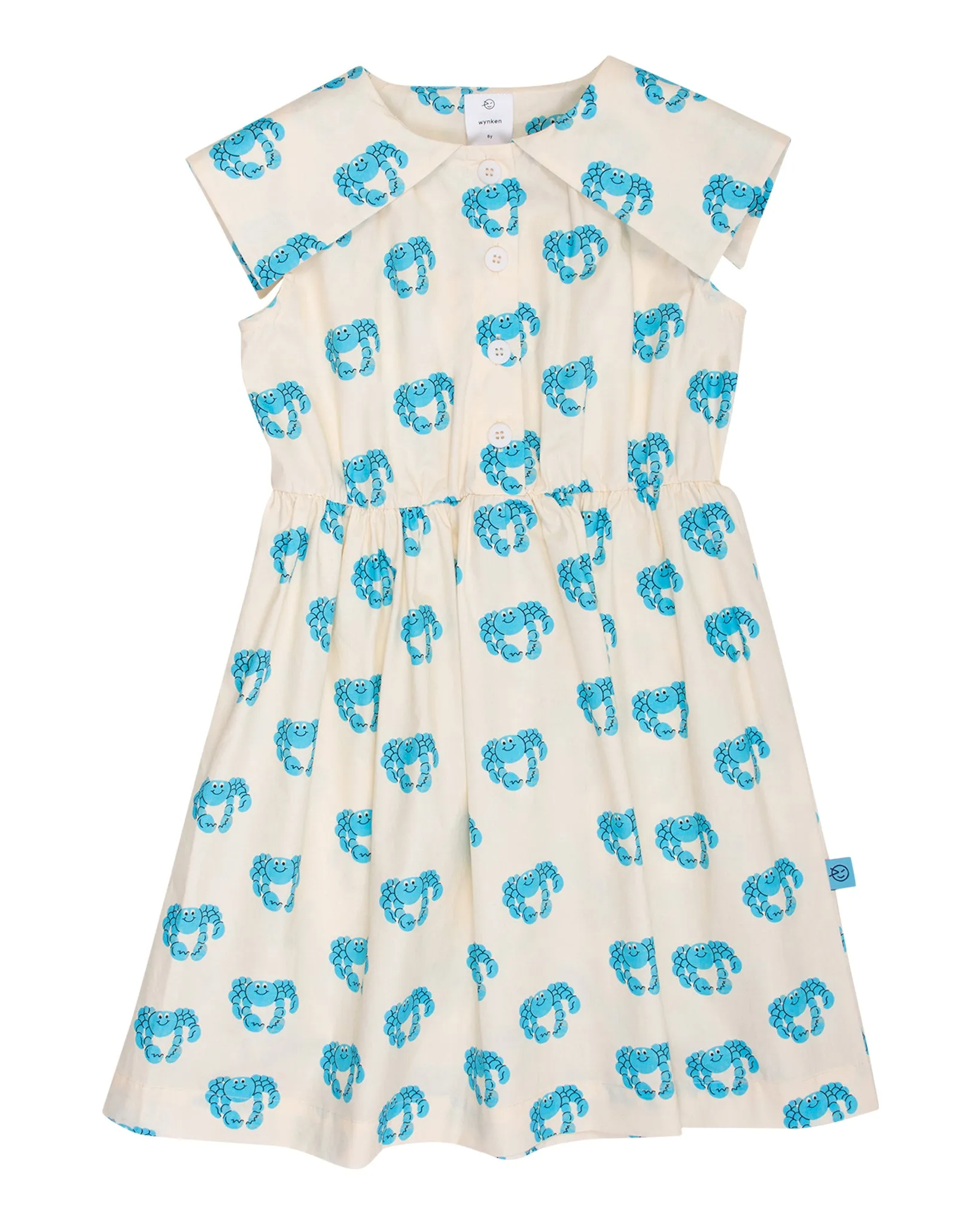 WYNKEN Sail Collar Sundress in Turquoise